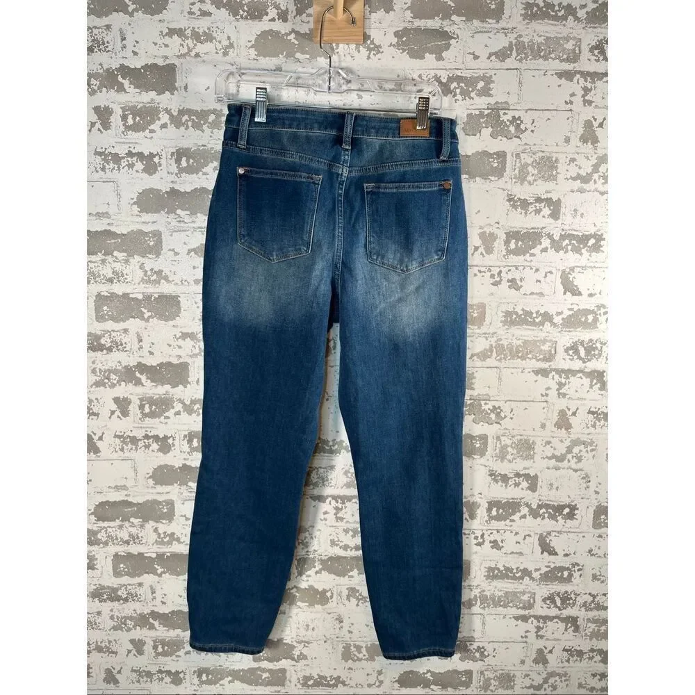 Judy blue | women boyfriend fit dark denim jeans